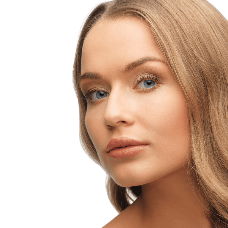 Mujer con piel firme y luminosa, representando los efectos del rejuvenecimiento facial con láser tensor para mejorar la elasticidad y reducir arrugas.